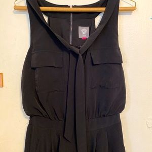 Vince Camuto Black Sleeveless Jumpsuit